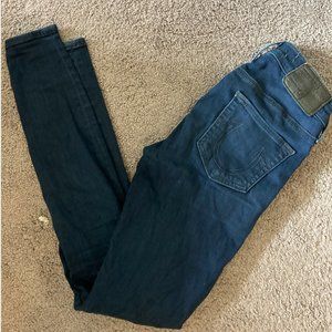 True Religion Skinny Jeans in dark navy